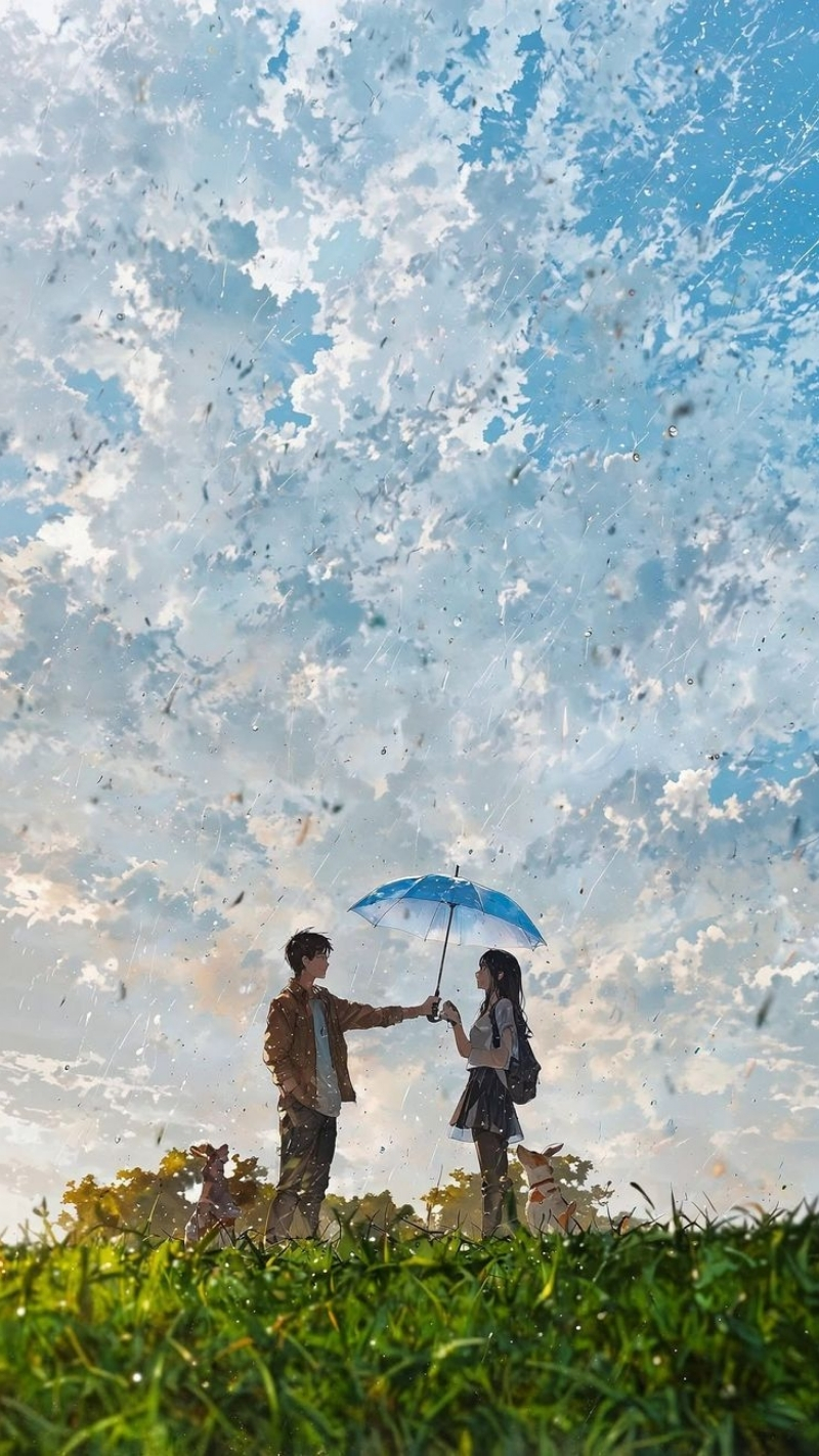 ảnh nền tình yêu điện thoại tranh sơn dầu