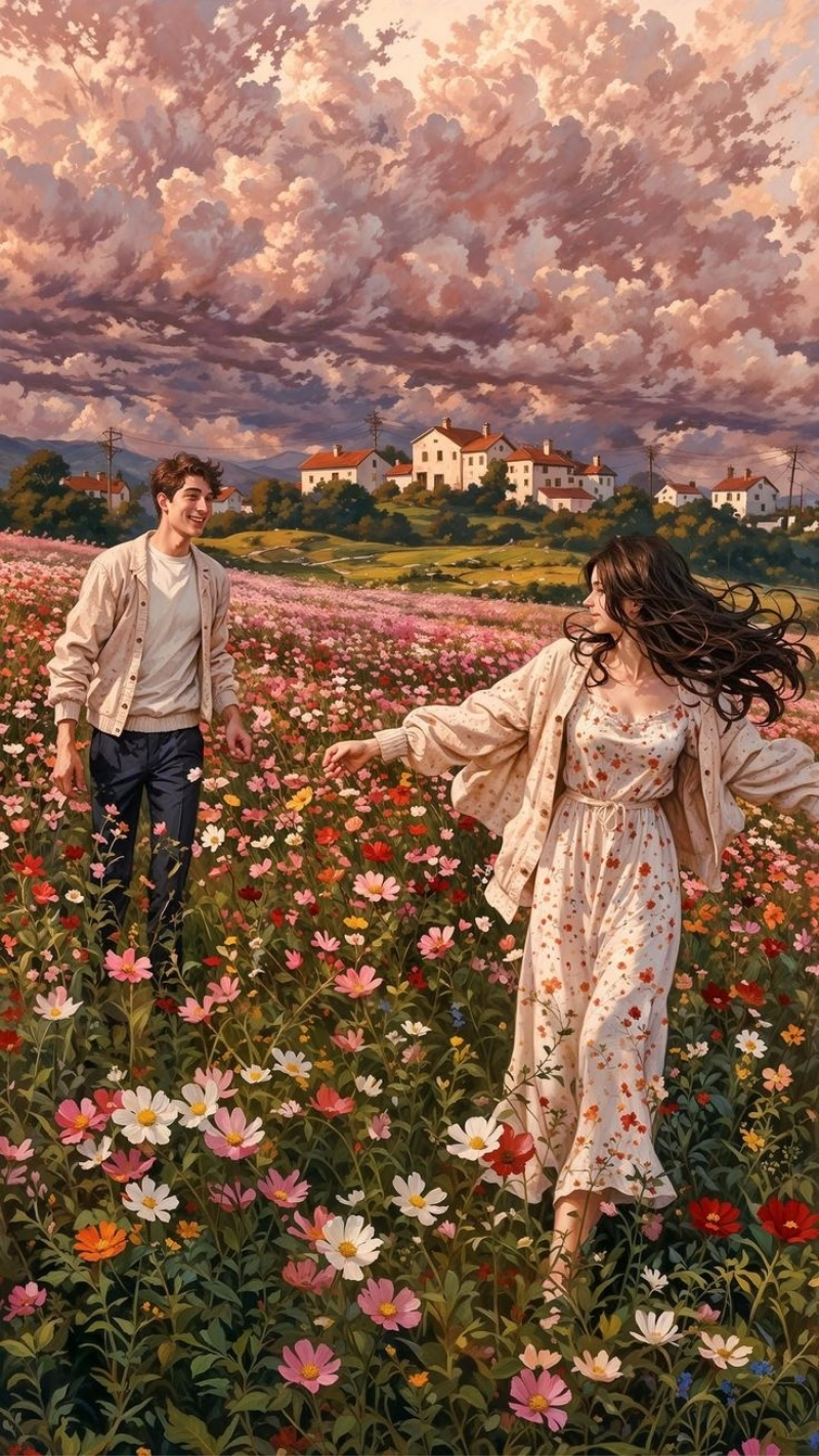 ảnh nền tình yêu điện thoại dưới tán cây