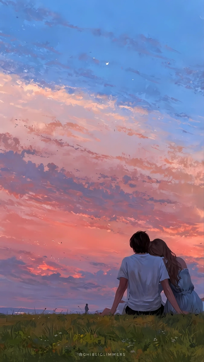 ảnh nền tình yêu điện thoại cười vui vẻ