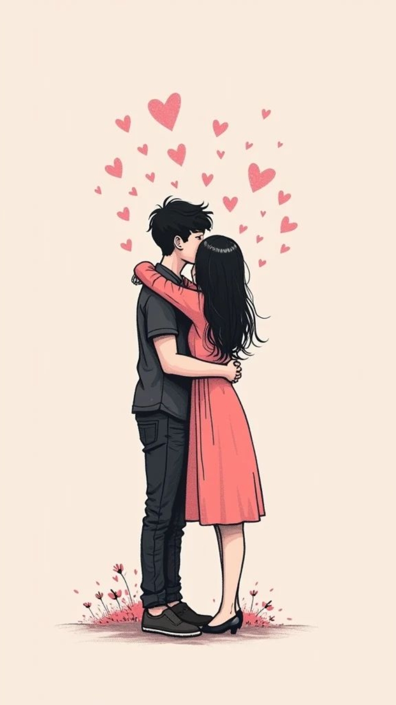 ảnh nền tình yêu điện thoại hạnh phúc cùng nhau