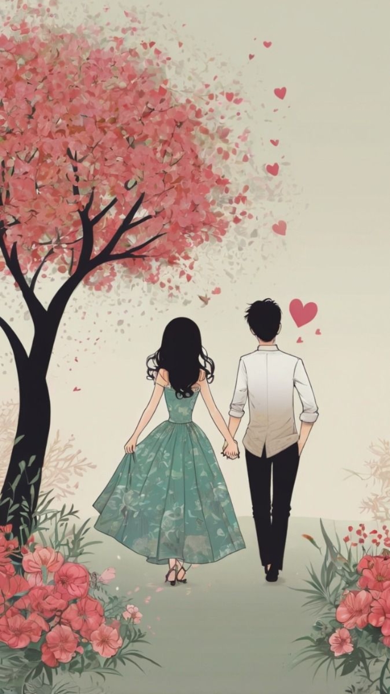 ảnh nền tình yêu trái tim chân thực