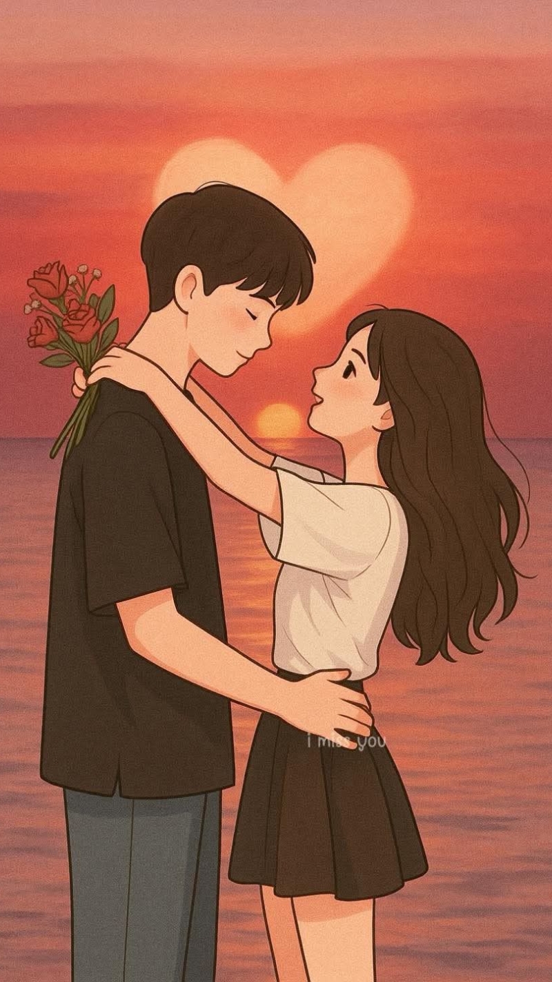 ảnh nền tình yêu trái tim lãng mạn