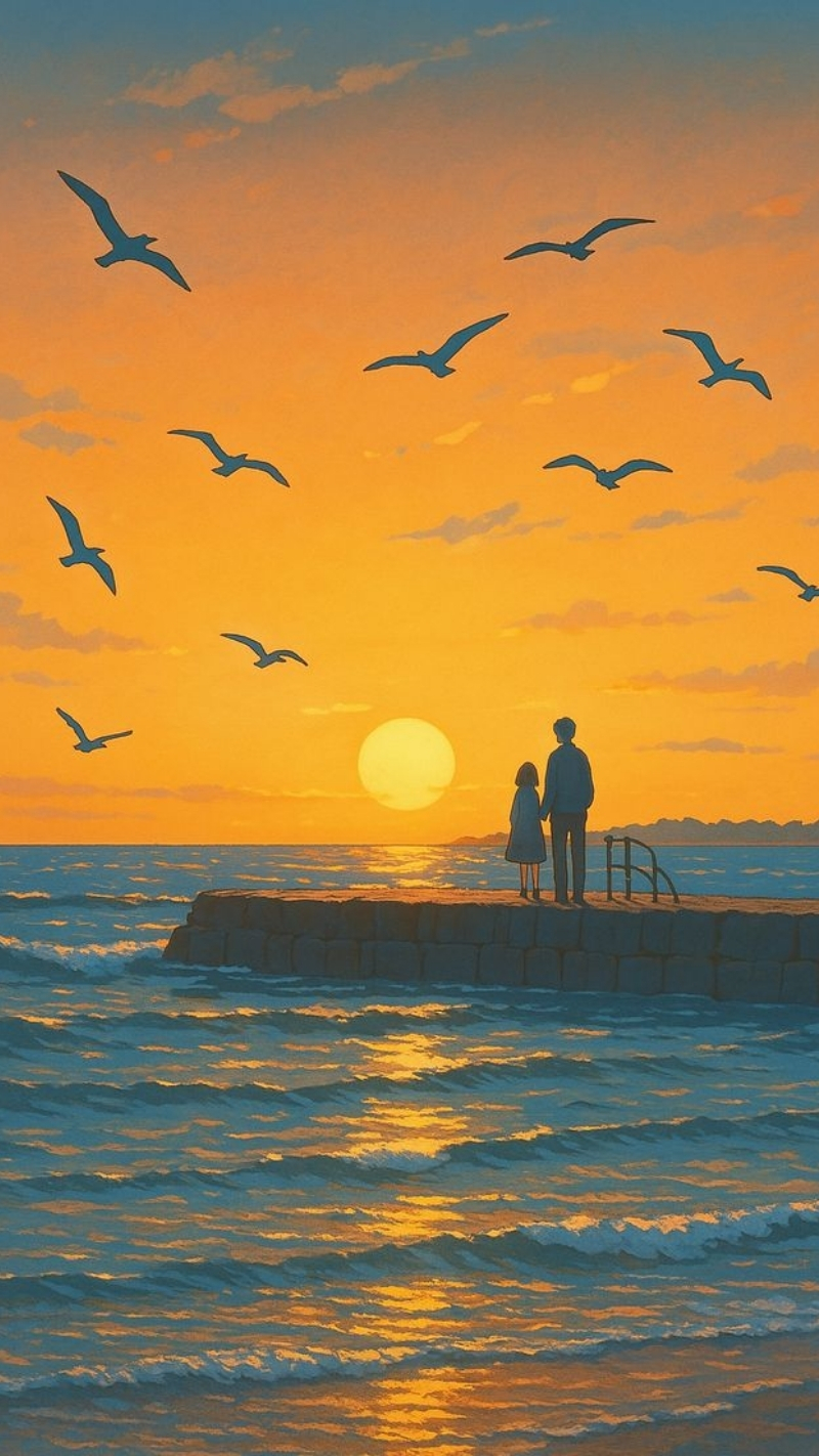 ảnh nền tình yêu điện thoại anime