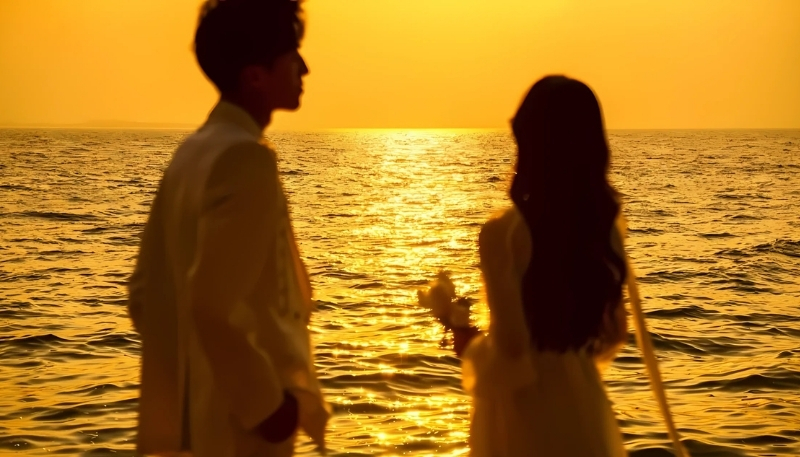 ảnh nền tình yêu đồng cỏ xanh