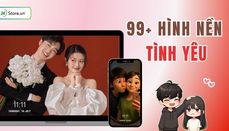 99+ Hình nền tình yêu NGỌT NGÀO, lãng mạn, đẹp nhất cho cặp đôi