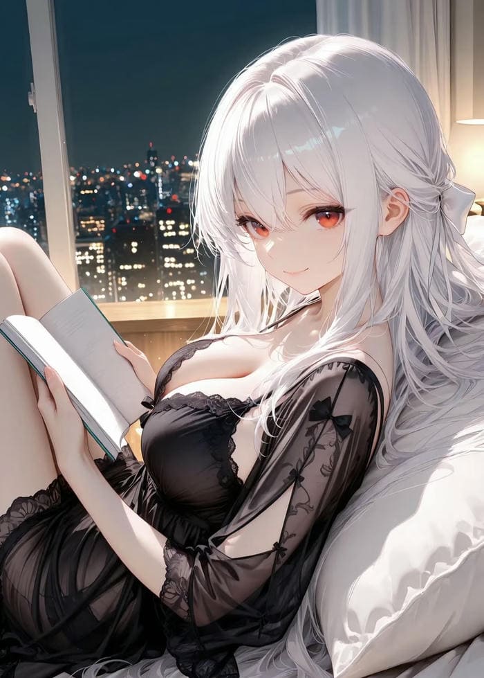 anime nữ quyến rũ nhẹ nhàng