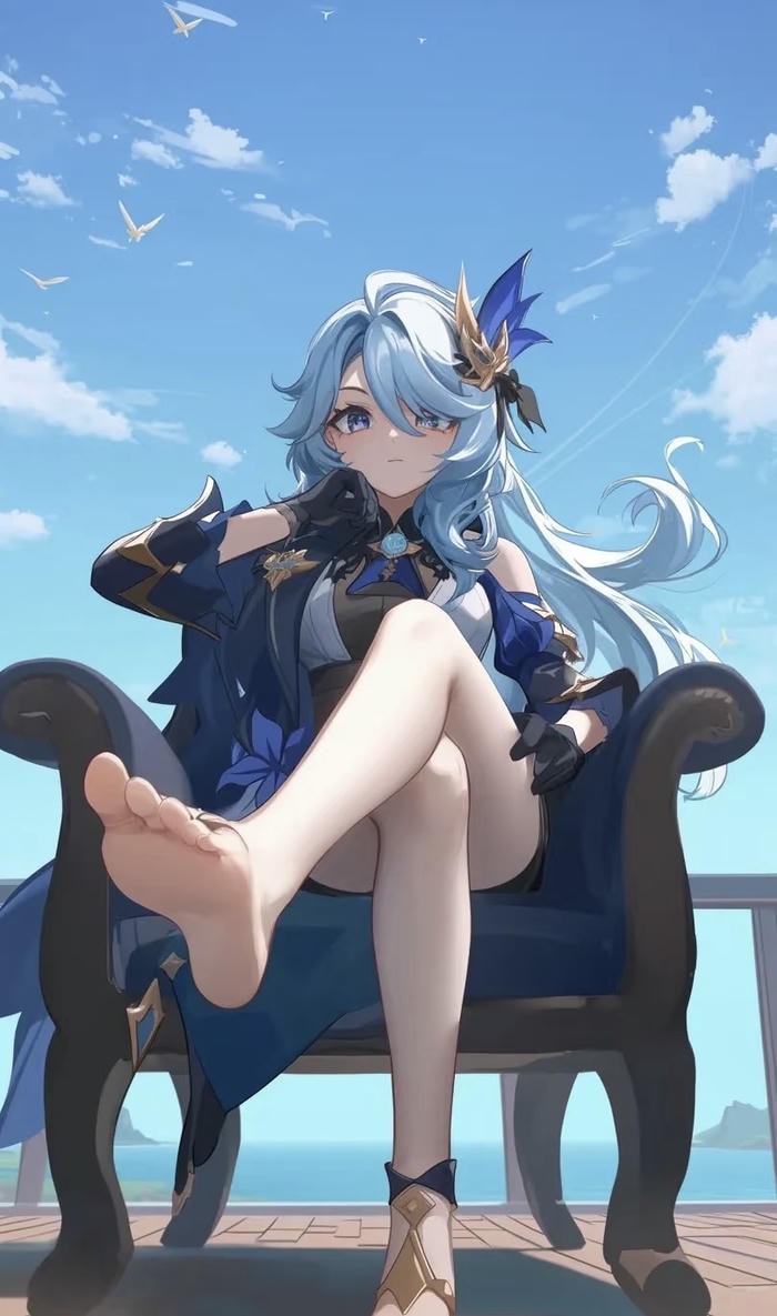 Anime nữ quyến rũ tạo điểm nhấn hình ảnh thu hút