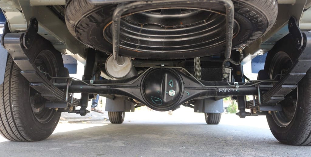 Gầm Xe Tải Dongben K9 thùng khung mui