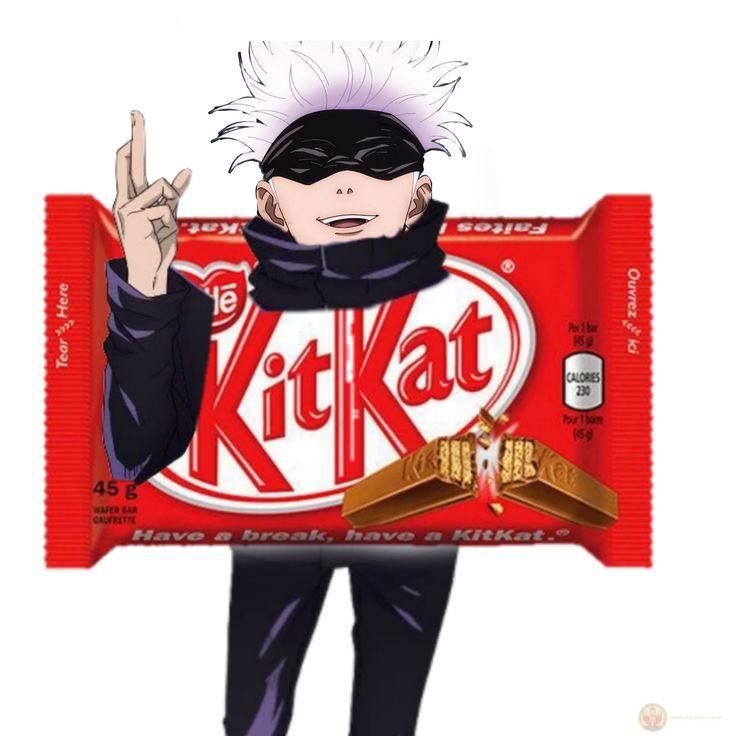 meme gojo kitkat