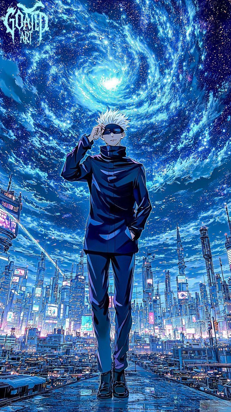 nền điện thoại gojo