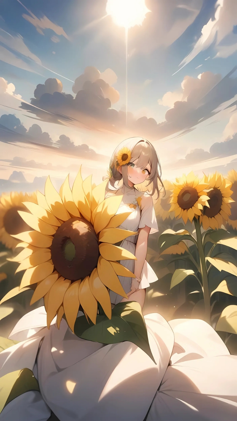 hình nền anime màu vàng