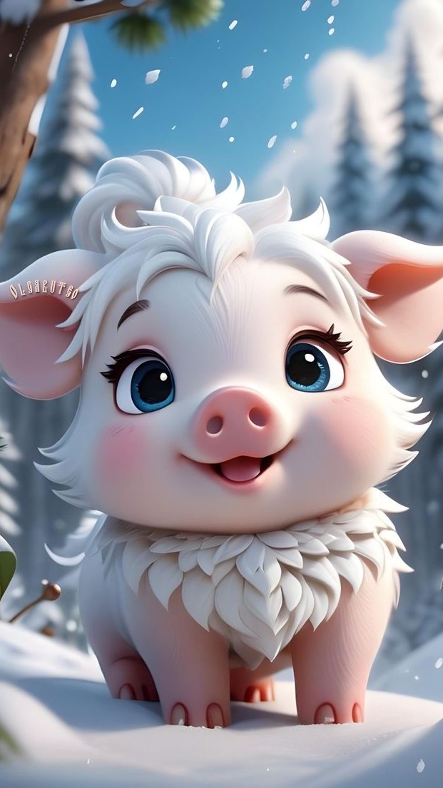 Hình nền 12 con giáp phiên bản mùa đông