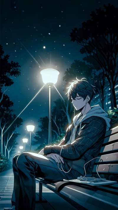 Hình nền anime nam buồn HD