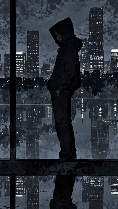 Hình ảnh anime nam buồn khóc