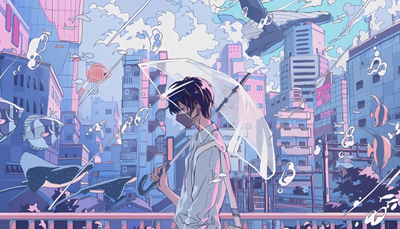 Ảnh nền anime nam cực đẹp