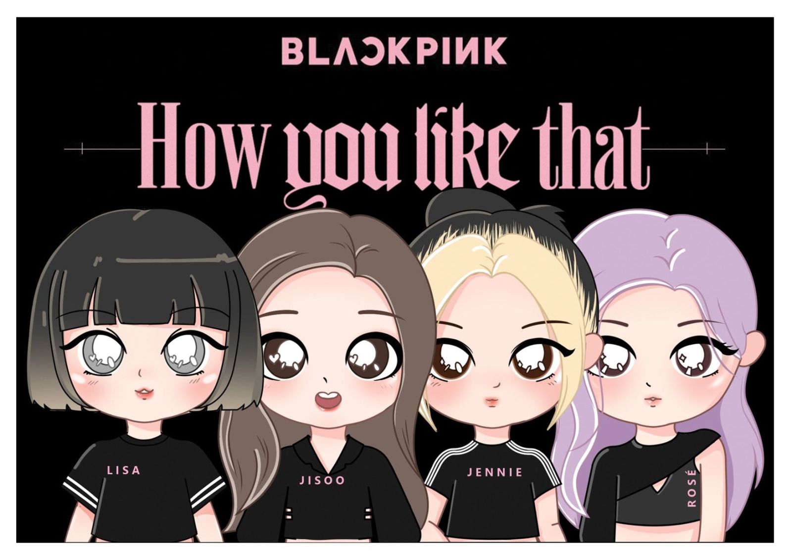 Hình ảnh chibi Blackpink dễ thương