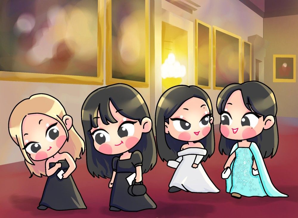 Hình ảnh chibi Blackpink dễ thương