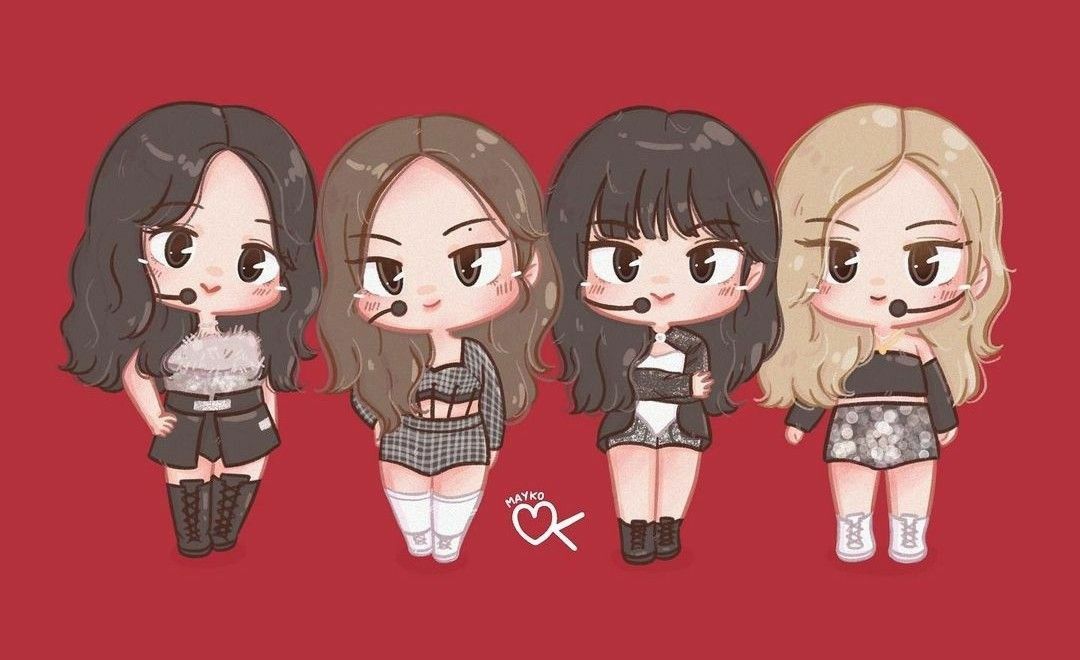 Hình ảnh chibi Blackpink dễ thương