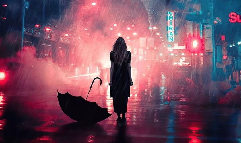 Ảnh nền buồn mưa cho máy tính