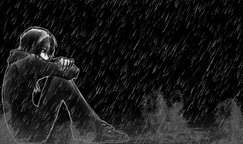 Ảnh nền buồn ngày mưa