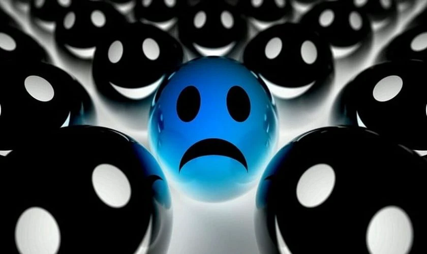 Hình nền mặt buồn 3D