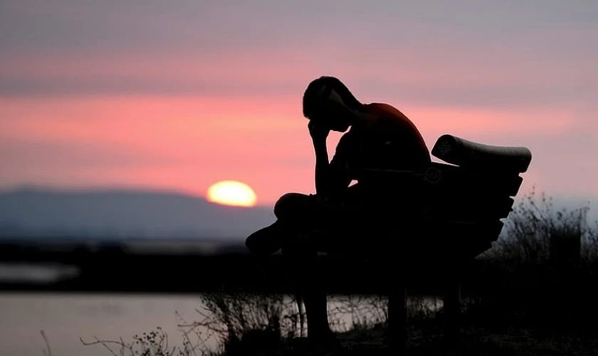 Hình nền buồn hoàng hôn