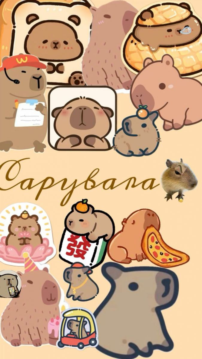 Hình nền capybara chất lượng cao cho hội fan cuồng 
