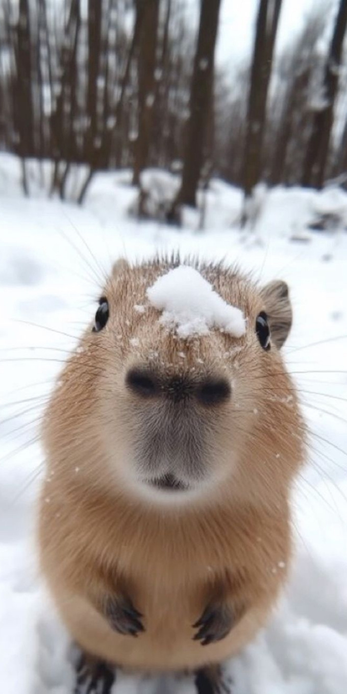 Hình nền Capybara vô tri, dễ thương