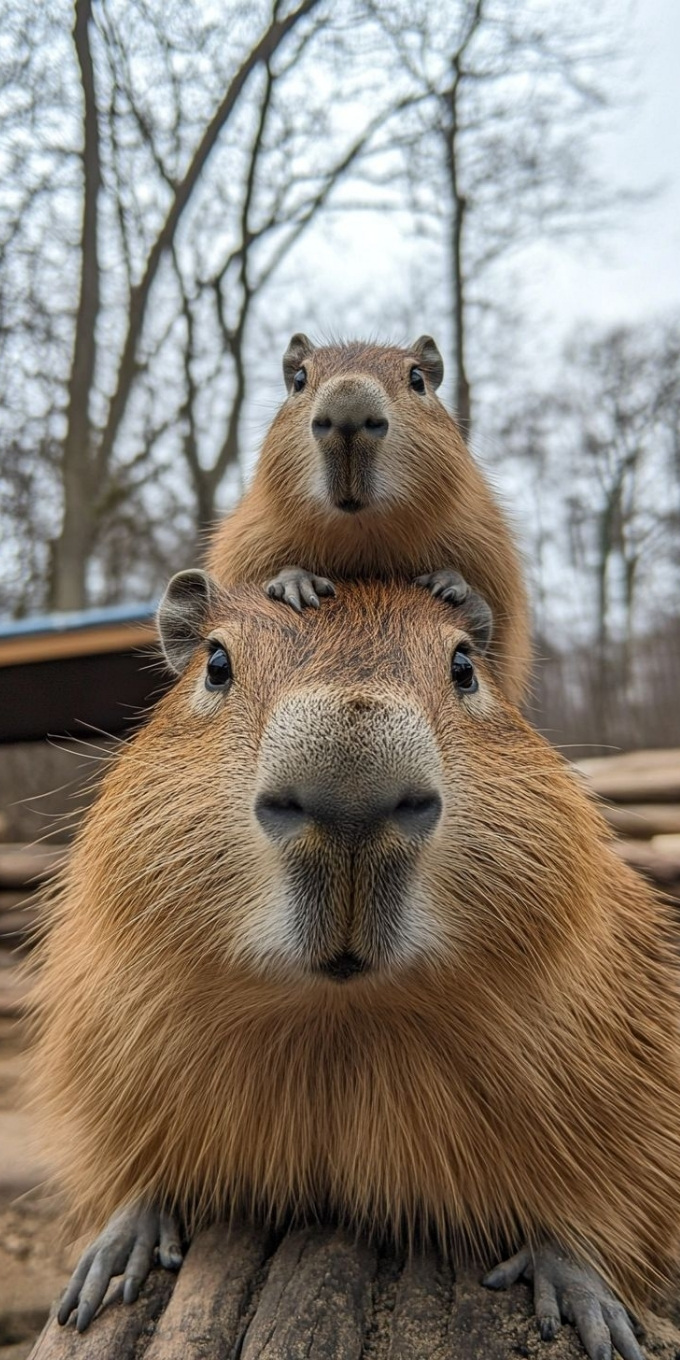 Hình nền Capybara vô tri, dễ thương