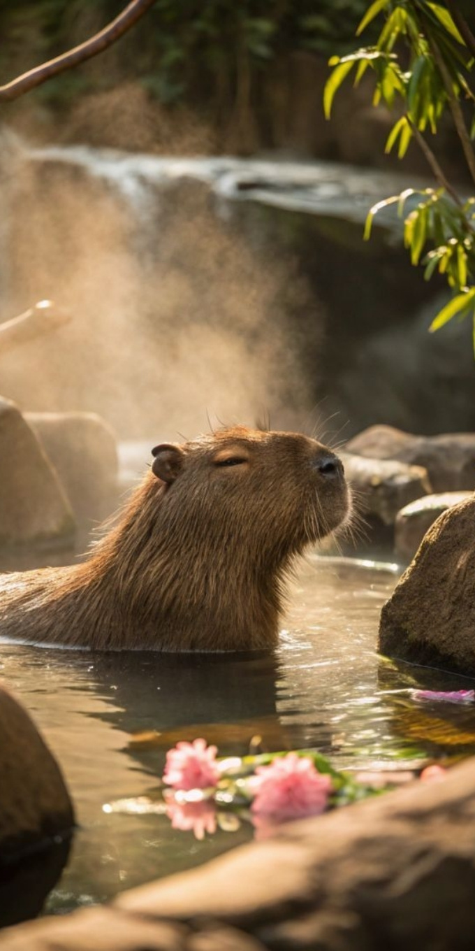 Hình nền Capybara vô tri, dễ thương