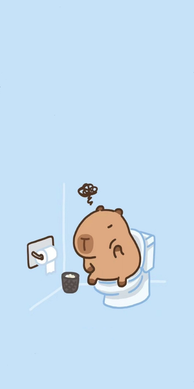 Hình nền Capybara chibi