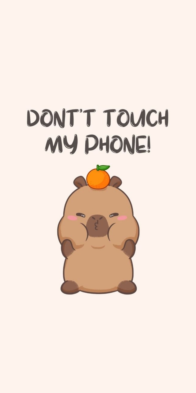 Hình nền Capybara chibi