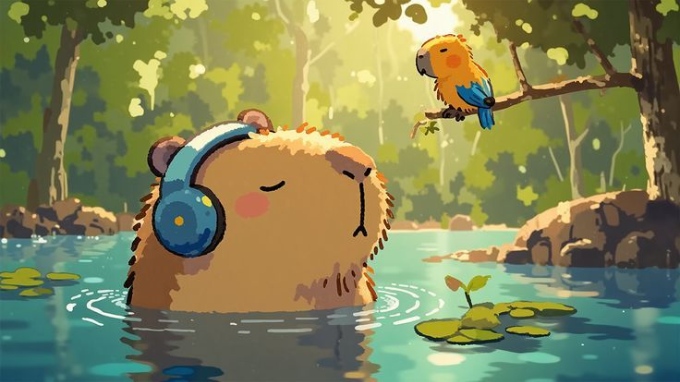 Hình nền Capybara cho PC, laptop