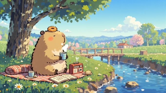 Hình nền Capybara cho PC, laptop