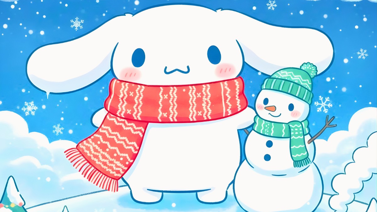 Hình nền máy tính Cinnamoroll mùa thu