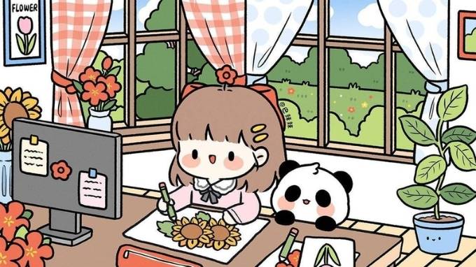 Hình nền máy tính dễ thương dành cho nữ