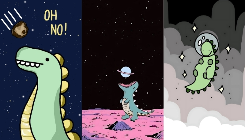 lưu ngay ảnh nền khủng long nghệ thuật 4k