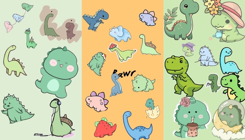 tải ngay ảnh khủng long siêu đáng yêu