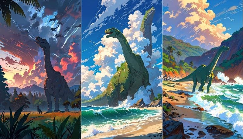 hình nền khủng long nghệ thuật 4k