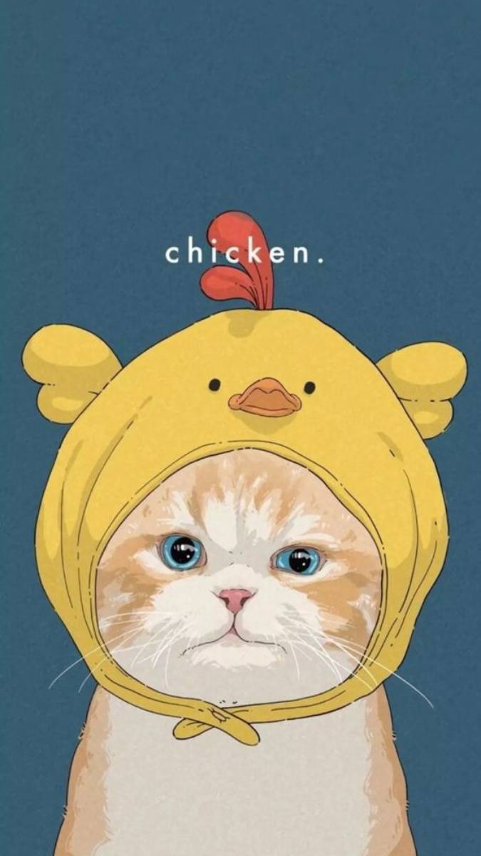 Tải ảnh mèo cute anime, hình nền mèo anime