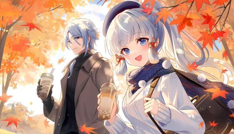 hình nền Genshin Impact dễ thương