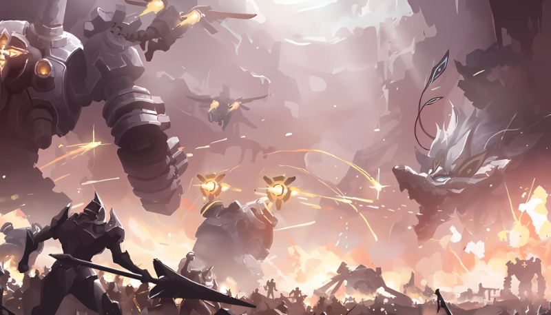 hình nền Genshin Impact chiến đấu cho máy tính