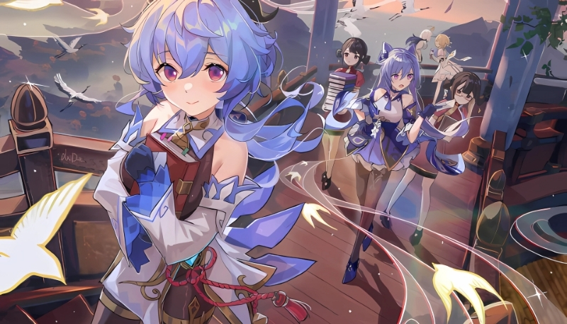 ảnh nền Genshin Impact 4K nữ cho máy tính