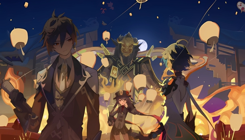 hình nền Genshin Impact cho desktop 8k