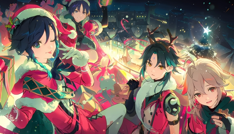 hình nền Genshin Impact máy tính cực dễ thương