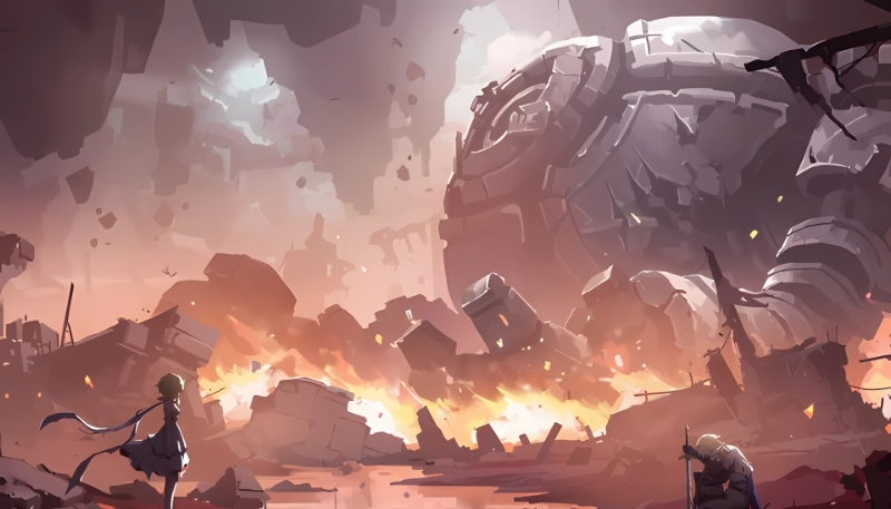 ảnh nền chiến đấu trong Genshin Impact đẹp