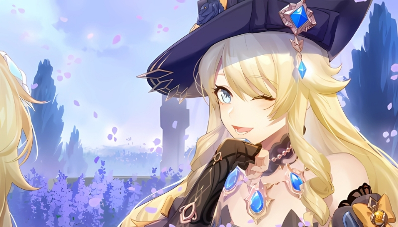 hình nền nhân vật nữ 4K trong Genshin Impact