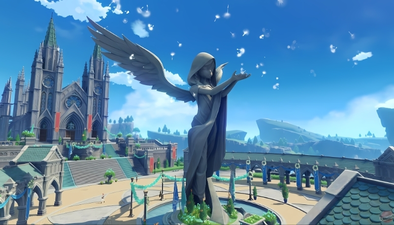 ảnh nền Genshin Impact phong cảnh Teyvat