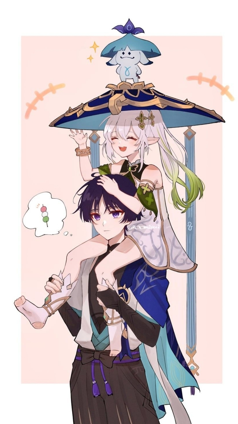 hình Genshin Impact fanart cute