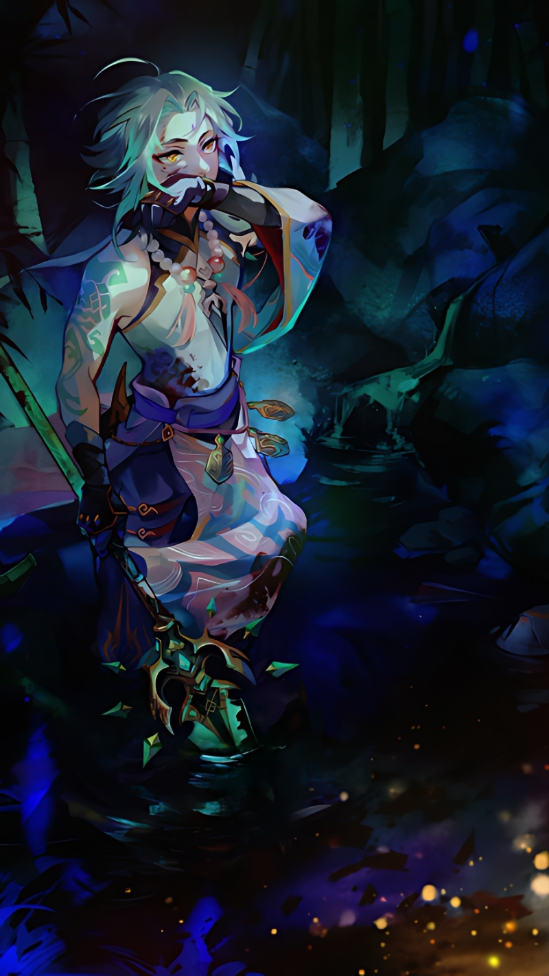 hình Genshin Impact fanart cực ngầu